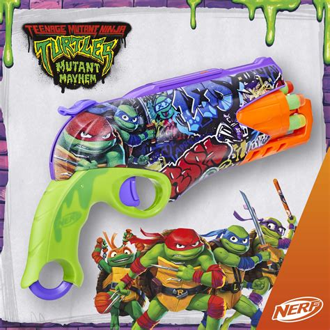 Amazon.com: Nerf Teenage Mutant Ninja Turtles Blaster, 10 Elite .